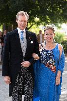 Wedding of Archiduc Alexander of Habsbourg-Lorraine and Countess Natacha Roumiantzoff-Pachkevitch - Beloeil