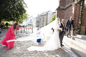 Wedding of Archiduc Alexander of Habsbourg-Lorraine and Countess Natacha Roumiantzoff-Pachkevitch - Beloeil