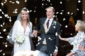 Wedding of Archiduc Alexander of Habsbourg-Lorraine and Countess Natacha Roumiantzoff-Pachkevitch - Beloeil