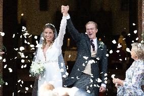 Wedding of Archiduc Alexander of Habsbourg-Lorraine and Countess Natacha Roumiantzoff-Pachkevitch - Beloeil