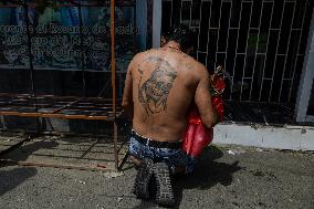 Followers Of Santa Muerte In Mexico Visit Her Temple In Tepito