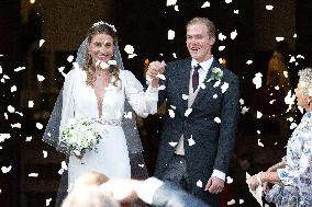 Wedding of Archiduc Alexander of Habsbourg-Lorraine and Countess Natacha Roumiantzoff-Pachkevitch - Beloeil