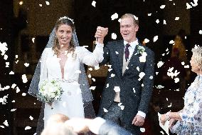 Wedding of Archiduc Alexander of Habsbourg-Lorraine and Countess Natacha Roumiantzoff-Pachkevitch - Beloeil