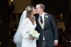 Wedding of Archiduc Alexander of Habsbourg-Lorraine and Countess Natacha Roumiantzoff-Pachkevitch - Beloeil