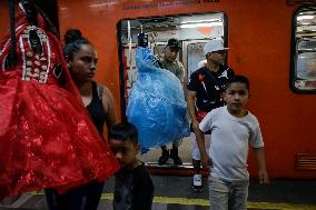 Followers Of Santa Muerte In Mexico Visit Her Temple In Tepito