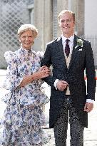 Wedding of Archiduc Alexander of Habsbourg-Lorraine and Countess Natacha Roumiantzoff-Pachkevitch - Beloeil