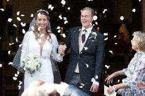 Wedding of Archiduc Alexander of Habsbourg-Lorraine and Countess Natacha Roumiantzoff-Pachkevitch - Beloeil