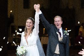 Wedding of Archiduc Alexander of Habsbourg-Lorraine and Countess Natacha Roumiantzoff-Pachkevitch - Beloeil