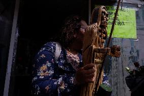 Followers Of Santa Muerte In Mexico Visit Her Temple In Tepito