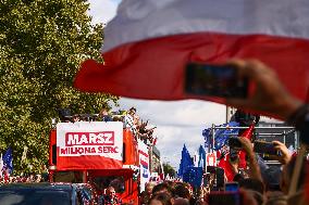 Opposition Massive Rally Ahead Of Election In Poland