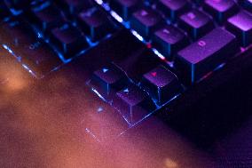 Close-Up Of Computer Keyboard