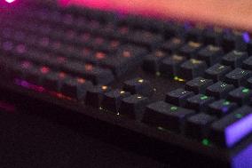 Close-Up Of Computer Keyboard