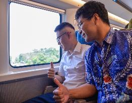 INDONESIA-JAKARTA-BANDUNG-HIGH-SPEED RAILWAY-OPERATION