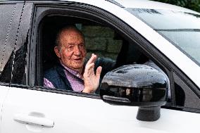 King Juan Carlos Leaves Spain After His Week - Sanxenxo