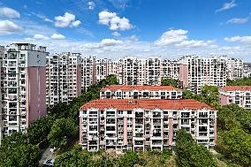 Residential buildings in Shanghai Pudong