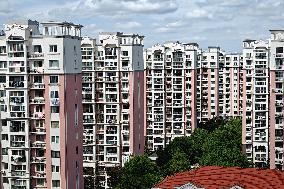 Residential buildings in Shanghai Pudong