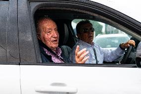 King Juan Carlos Leaves Spain After His Week - Sanxenxo