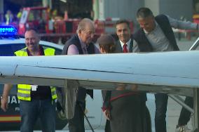 King Juan Carlos Leaves Spain After His Week - Sanxenxo