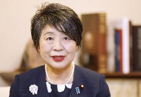 Japanese Foreign Minister Yoko Kamikawa