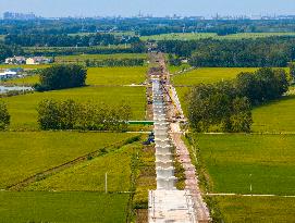 Nanjing-Huai'an Intercity Railway Construction