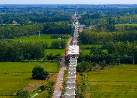 Nanjing-Huai'an Intercity Railway Construction