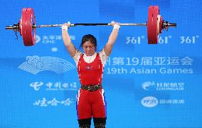 (SP)CHINA-HANGZHOU-ASIAN GAMES-WEIGHTLIFTING(CN)