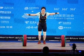 (SP)CHINA-HANGZHOU-ASIAN GAMES-WEIGHTLIFTING(CN)