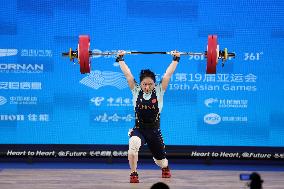 (SP)CHINA-HANGZHOU-ASIAN GAMES-WEIGHTLIFTING(CN)