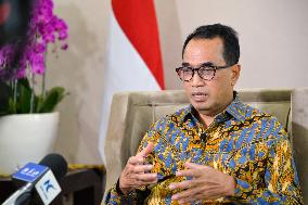 INDONESIA-JAKARTA-TRANSPORTATION MINISTER-INTERVIEW