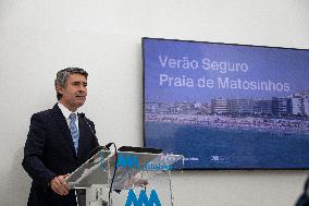 Ceremony To Present The Balance Of The Security Plan For Matosinhos Beach