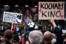 "March Of Million Hearts" - Donald Tusk's Pro-democratic Rally In Warsaw