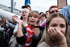 "March Of Million Hearts" - Donald Tusk's Pro-democratic Rally In Warsaw