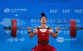 (SP)CHINA-HANGZHOU-ASIAN GAMES-WEIGHTLIFTING(CN)