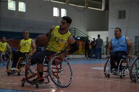 (SP)MIDEAST-GAZA CITY-WHEELCHAIR-BASKETBALL