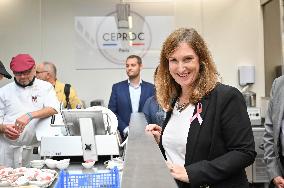 Inauguration Of The New Laboratories At CEPROC - Paris