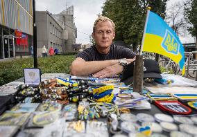 Selling Ukraine themed memorabilia