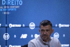 Sérgio Conceição press conference
