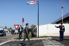 Emmanuel Macron visits Tonneins to unveil the map of 200 new gendarmerie brigades