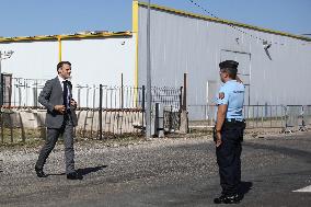 Emmanuel Macron visits Tonneins to unveil the map of 200 new gendarmerie brigades