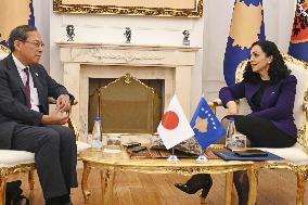 Kosovo President Osmani-Sadriu, Japan's Ambassador in Pristina