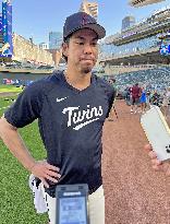 Baseball: Twins pitcher Maeda