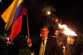 Demonstrations Against Gustavo Petro's Government
