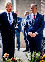 King Willem-Alexander Visits The Location Of Shooting Incident - Rotterdam