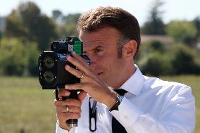 President Macron Unveils 200 New Gendarmerie Brigades Map - Tonneins