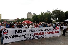 March To Commemorate 55 Years Of The Tlatelolco Massacre