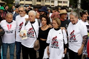 March To Commemorate 55 Years Of The Tlatelolco Massacre