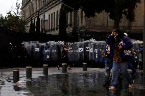 March To Commemorate 55 Years Of The Tlatelolco Massacre