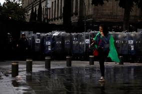 March To Commemorate 55 Years Of The Tlatelolco Massacre