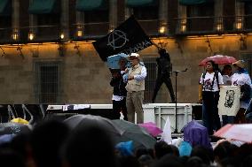 March To Commemorate 55 Years Of The Tlatelolco Massacre