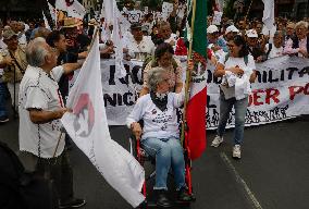 March On The Occasion Of The 55th Anniversary Of The Massacre In Tlatelolco, Mexico